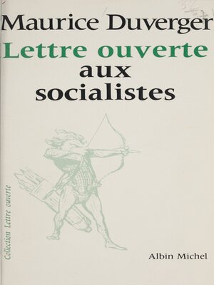 cover image of Lettre ouverte aux socialistes